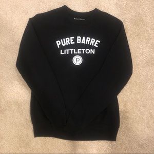 Pure Barre location crew neck sweatshirt!